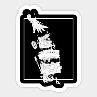 Engine Deconstructed Sticker